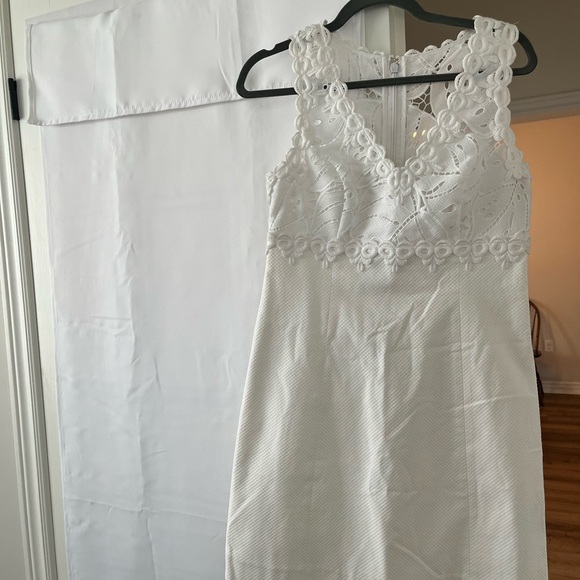 NWT Lilly Pulitzer White Sandi shift Dress size 4 - Picture 2 of 6